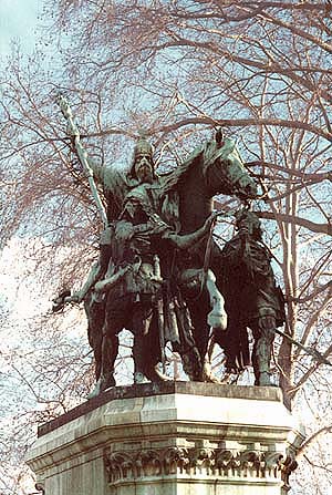 Charlemagne, Roland, and Oliver